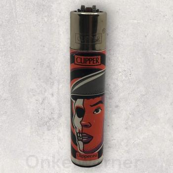 Skulls 16 - 4/4 Clipper Feuerzeug 